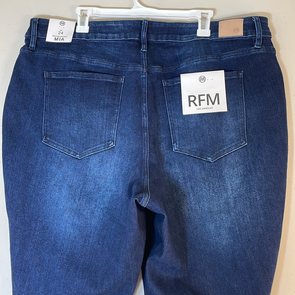 RFM Los Angeles High Rise Bootcut Jeans. 24. NWT. - Picture 9 of 10